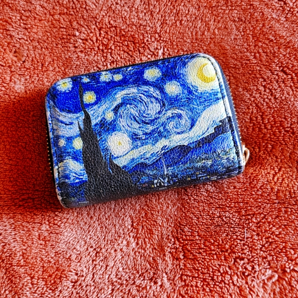 Starry Night Art Wallet